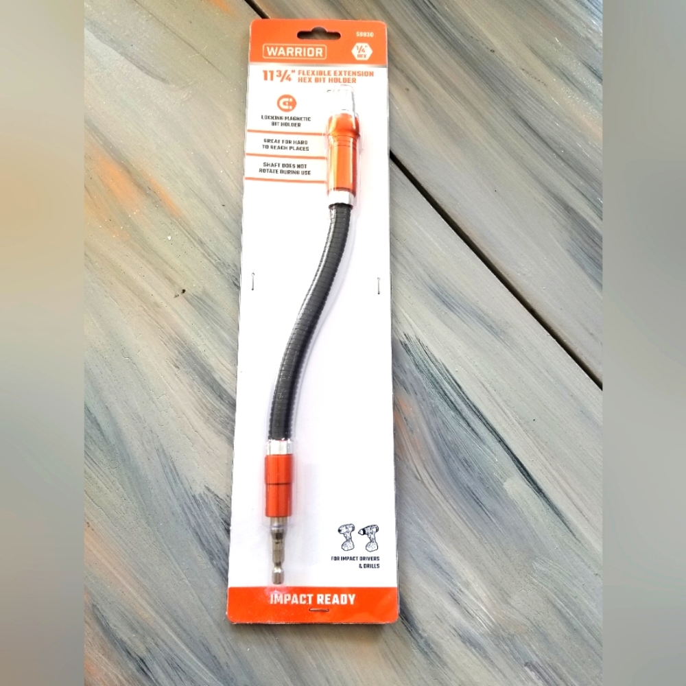 Flexible extension hex bit holder 11 3/4